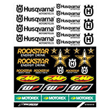 Planche de Stickers Husqvarna Rockstar - Zeronine