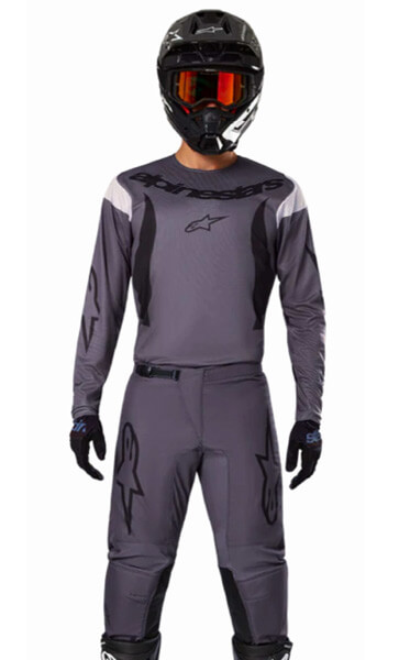 Tenue Cross Alpinestars Fluid Haul Gris/Noir 2025