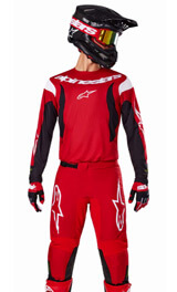 Tenue Cross Alpinestars Fluid Haul Rouge/Noir 2025