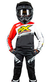 Tenue Cross Enfant FX MOTORS Racing Line Rouge