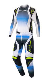 * Tenue Cross Enfant Alpinestars Racer Push Bleu/Blanc 2023 *