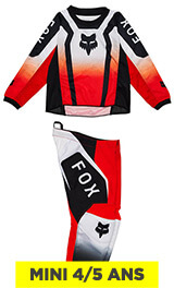 Tenue Cross Enfant Fox Racing 180 Lean Rouge 4/5 Ans 2025