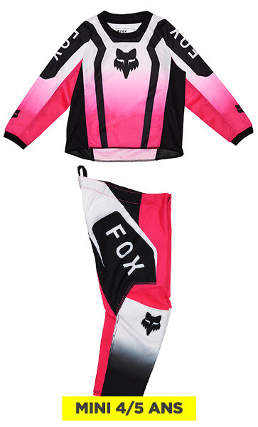 Tenue Cross Enfant Fille Fox Racing 180 Lean Rose 4/5 Ans 2025