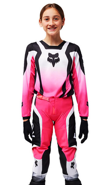 Tenue Cross Enfant Fille Fox Racing 180 Lean Rose 2025