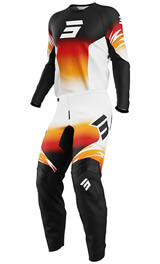 Tenue Cross Enfant SHOT Draw X-Trem Orange/Noir 2025