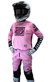 Tenue Cross Enfant Bud Racing Error 404 Rose 2025