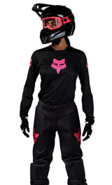 Tenue Cross Femme Fox Racing Blackout 2025