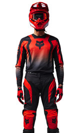 Tenue Cross Fox Racing 180 Lean Rouge 2025