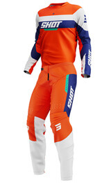 Tenue Cross SHOT Devo League Orange/Bleu 2025