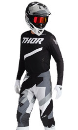 Tenue Cross THOR MX Sportmode Brave Noir 2025