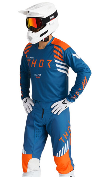 Tenue Cross THOR MX Launchmode Zone Bleu 2025