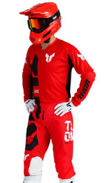 Tenue Cross THOR MX Launchmode Forge Rouge 2025