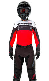 Tenue Enduro Alpinestars Pro-Dura Rouge/Noir 2025