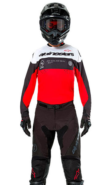 Tenue Enduro Alpinestars Pro-Dura Rouge/Noir 2025