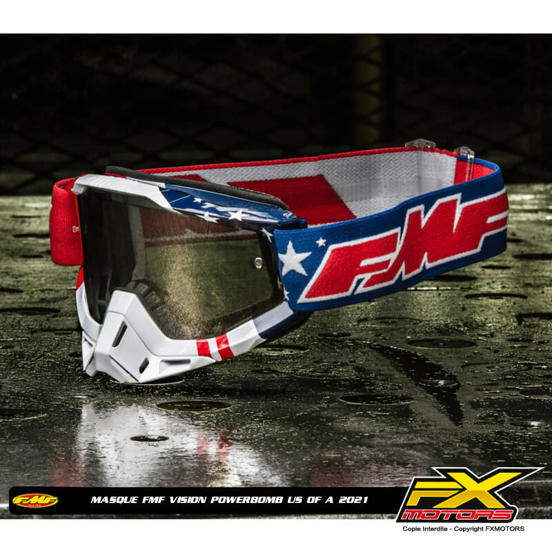 Masque Cross FMF Vision Powerbomb US of A - FX MOTORS